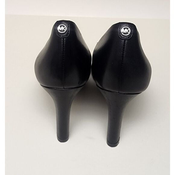 Michael Kors Black Leather Chantal Flex Leather Heel Pump Size 9M - Picture 11 of 13